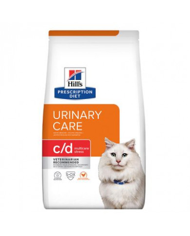 Hill's Feline Diet c/d Urinary Stress Reduced Calorias 8Kg Hill's Feline Diet c/d Urinary Stress Reduced Calorias 8Kg