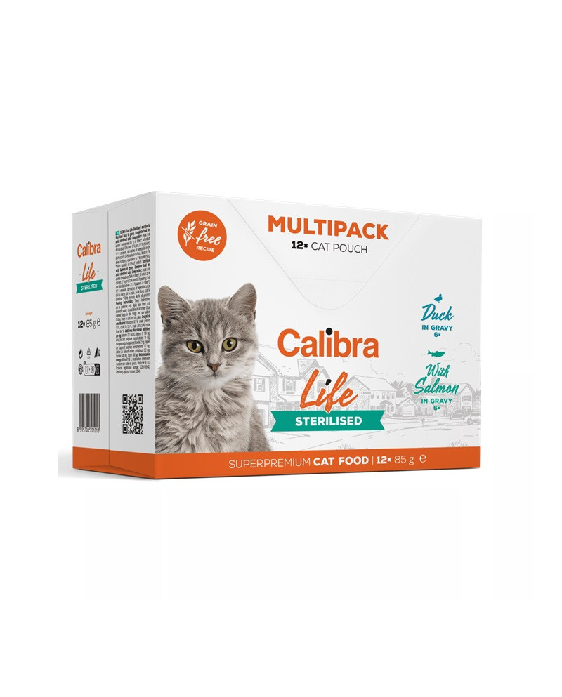 Calibra Cat Life Sterilized Multipack 12x85gr