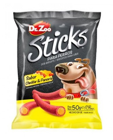 Sticks Cheddar y Panceta Dr. Zoo 50gr Sticks Cheddar y Panceta Dr. Zoo 50gr