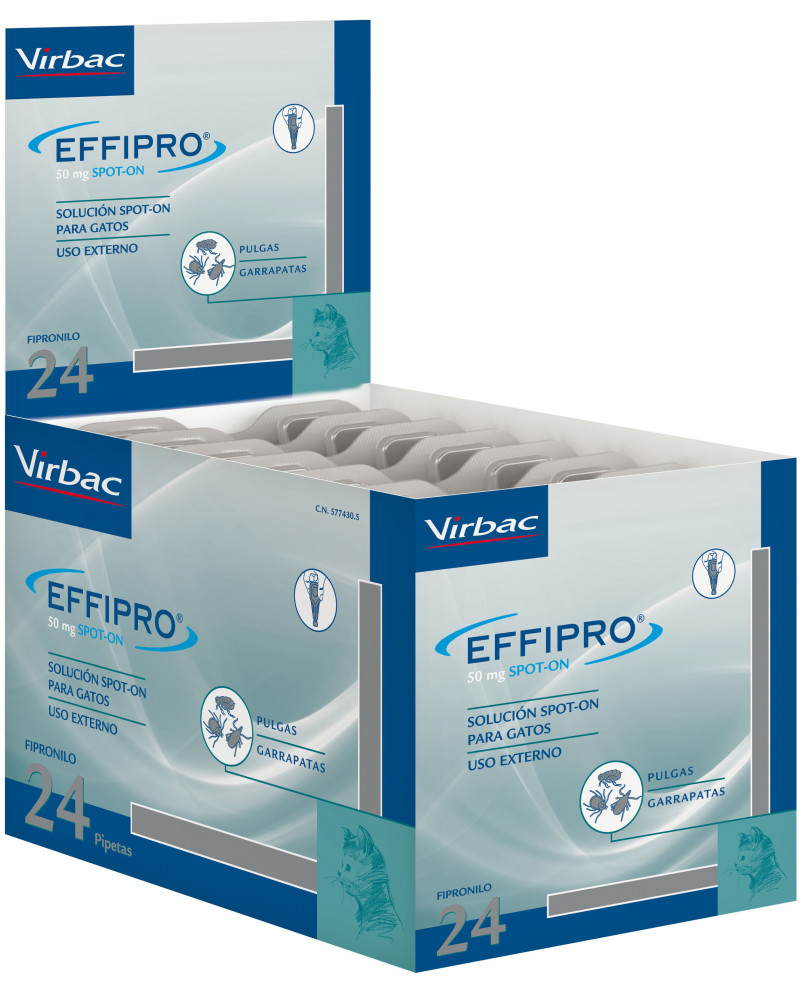 Effipro Pipetas Gato 50mg Effipro Pipetas Gato 50mg
