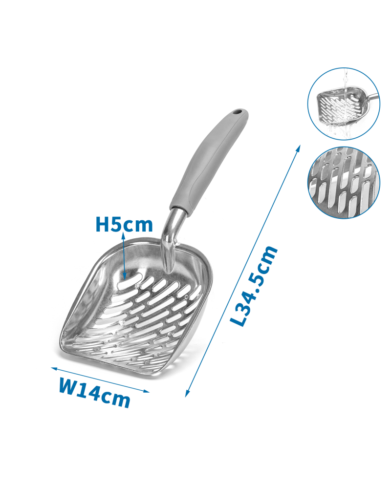 Pala Recogedor para lecho acero inoxidable Pala Recogedor para lecho acero inoxidable