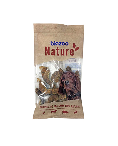 Premio Natural Cuello de Pavo – 100 % ave, snack masticable para perros