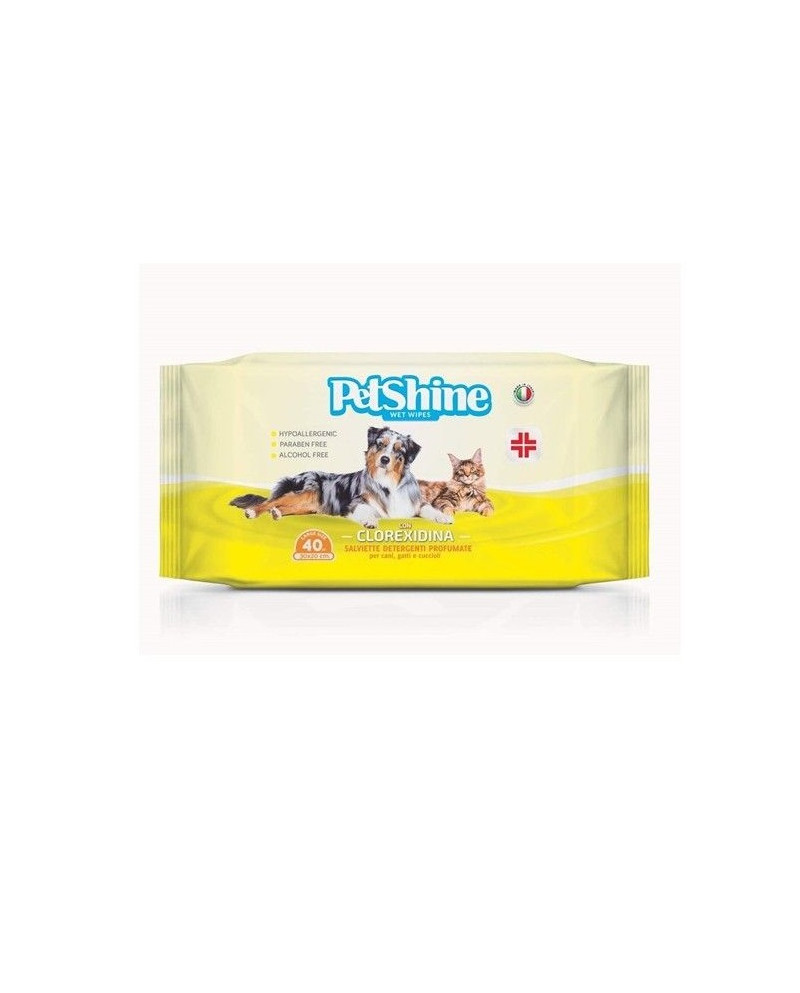 Toallitas Clorhexidina Petshine 40 und