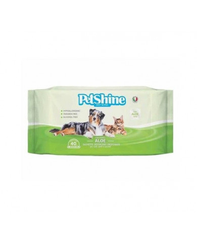 Toallitas Aloe Vera Petshine 40 und Toallitas Aloe Vera Petshine 40 und