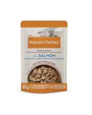 Natures Variety Cat Bites in Gravy Salmon 85gr