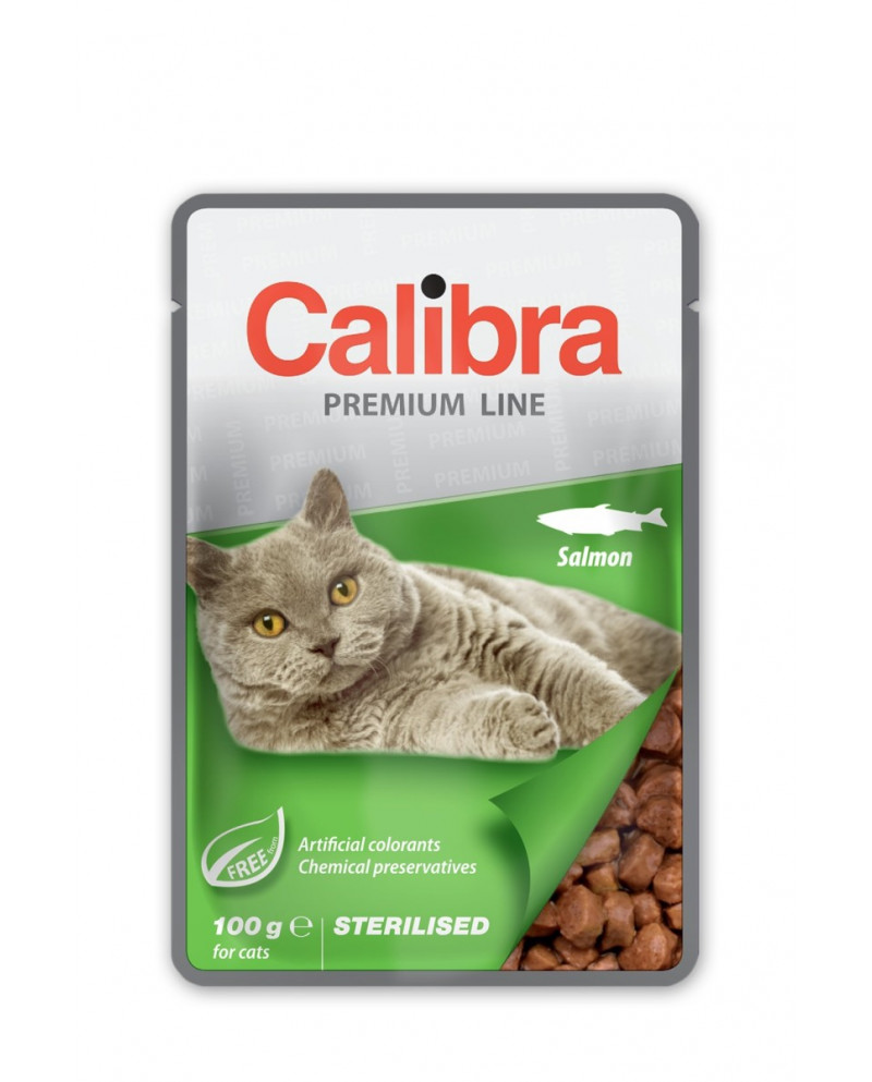 Calibra Premium Cat Sterilised Salmón 100gr