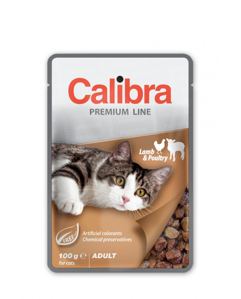 Calibra Premium Cat Adulto Pollo y Cordero 100gr