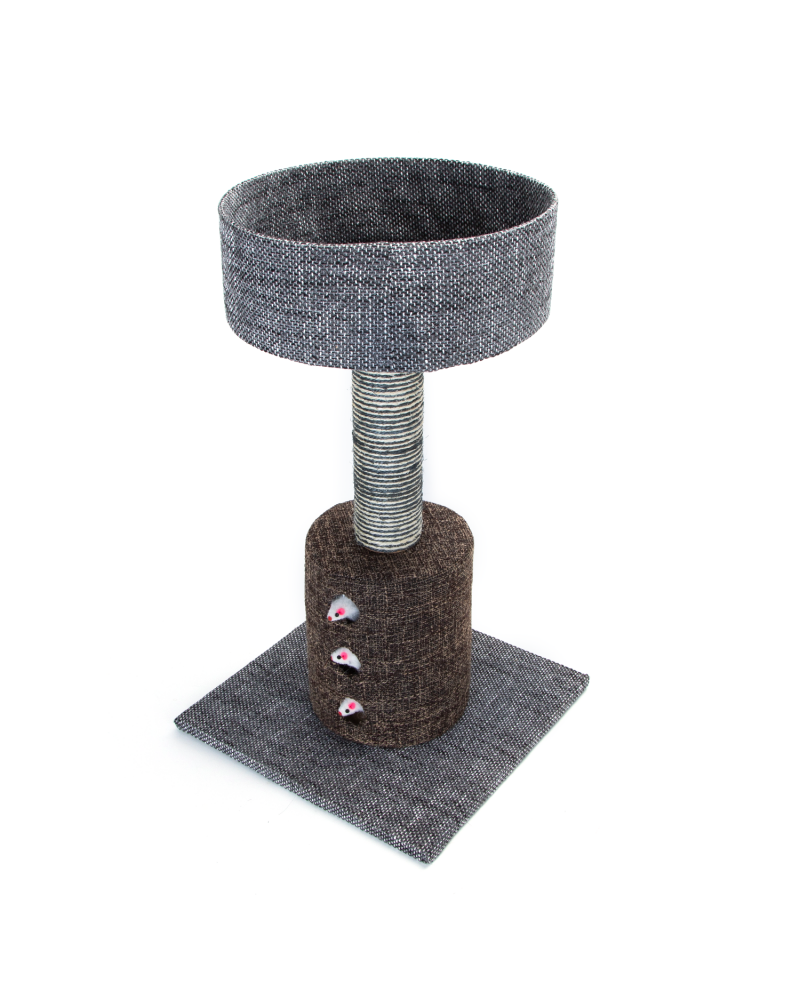 rascador-gato-gris-ratoncitos