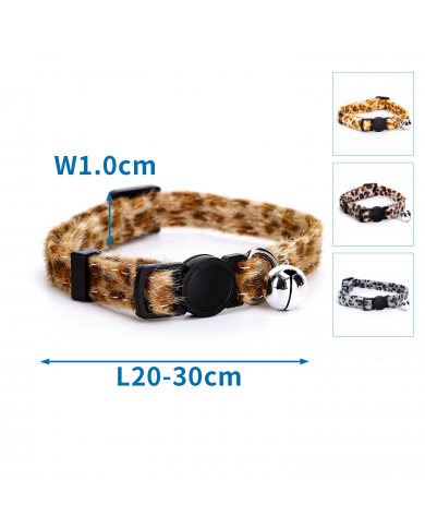 Collar Gato Leopardo Pelo Collar Gato Leopardo Pelo
