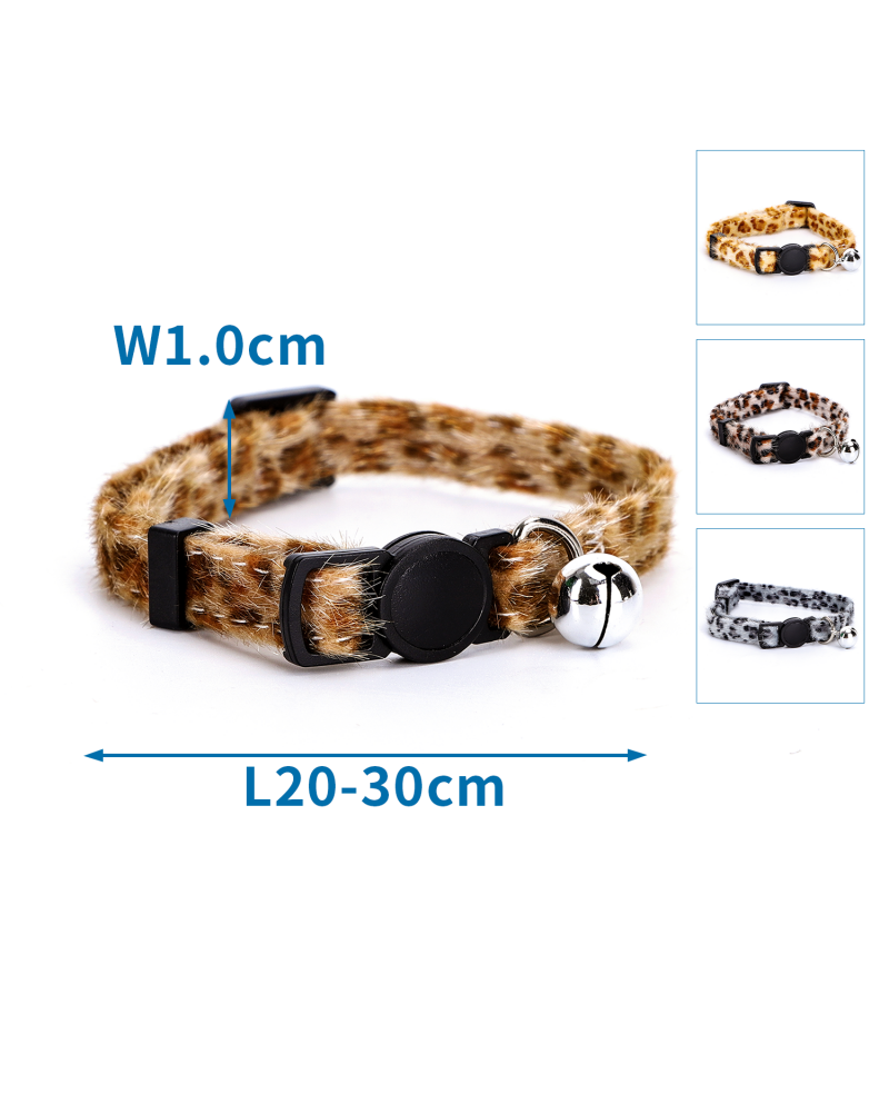 Collar Gato Leopardo Pelo