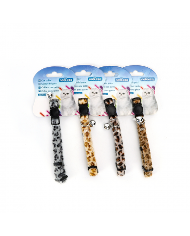 Collar Gato Leopardo Pelo Collar Gato Leopardo Pelo