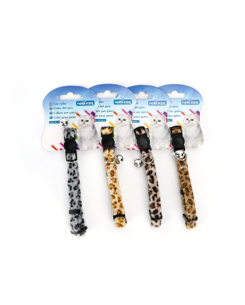 Collar Gato Leopardo Pelo