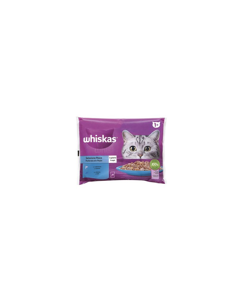 Whiskas Pack Selección de Pescados 4Uni 85gr