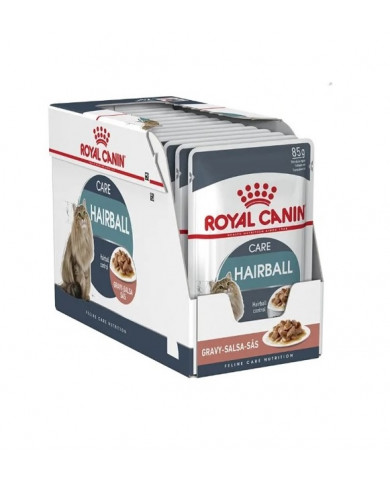 Royal Canin Hairball Cat Bocaditos Salsa Caja 12x85gr Royal Canin Hairball Cat Bocaditos Salsa Caja 12x85gr