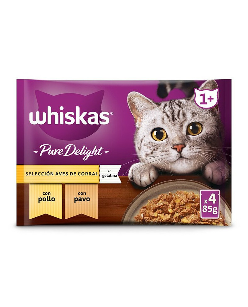 Whiskas Pack Pure Delight Pollo