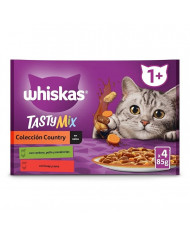 Whiskas Pack Tasty Mix Pollo y Ternera 4uni 85gr