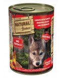 Natural Greatness Starter Puppy Pollo, Zanahorias, Piña, lino y Arándanos  lata 400gr