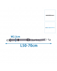 Enganche cinturon seguridad amortiguador