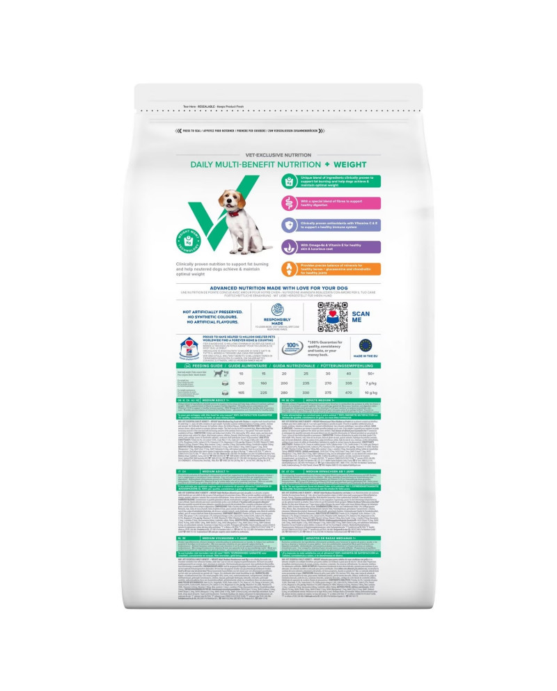 Hills Vet Essentials Neutered Weight Medium