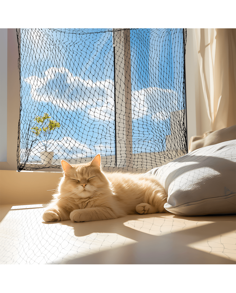 Red de seguridad para mascotas reforzada 200x300cm Red de seguridad para mascotas reforzada 200x300cm