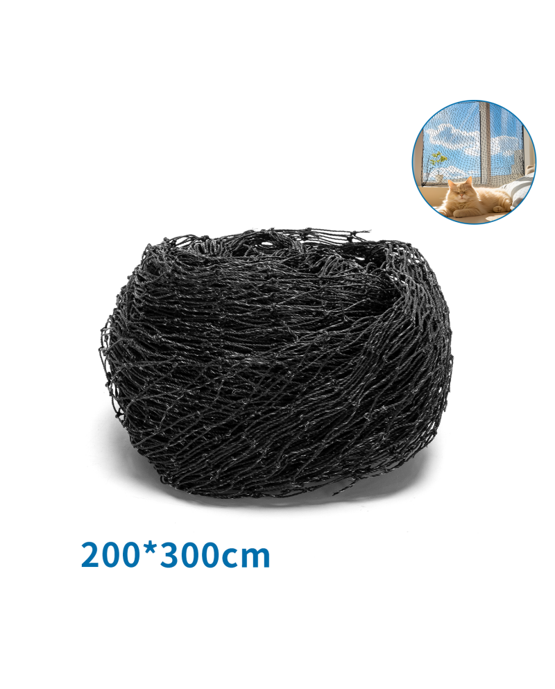 Red de seguridad para mascotas reforzada 200x300cm Red de seguridad para mascotas reforzada 200x300cm