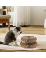 Rascador para gatos en forma de acordeón Cartón