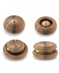 Rascador para gatos en forma de acordeón Cartón