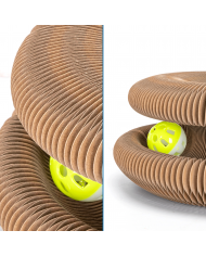 Rascador para gatos en forma de acordeón Cartón