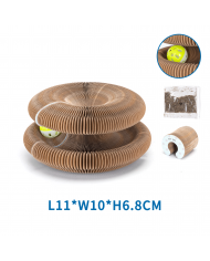 Rascador para gatos en forma de acordeón