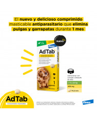 AdTab Comprimidos Masticables Antiparasitarios Perros