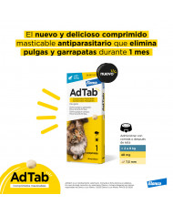 AdTab Comprimidos Masticables Antiparasitarios Gatos AdTab Comprimidos Masticables Antiparasitarios Gatos