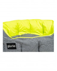 Cuna Quartz Redonda Gloria Verde y Gris