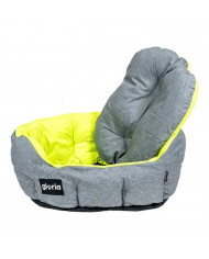 Cuna Quartz Redonda Gloria Verde y Gris