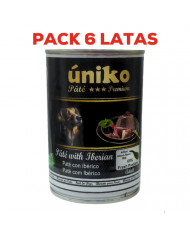Úniko Pate Premium Jamón Ibérico Pack 6x400gr