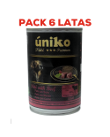 Úniko Pate Premium Buey Pack 6x400gr