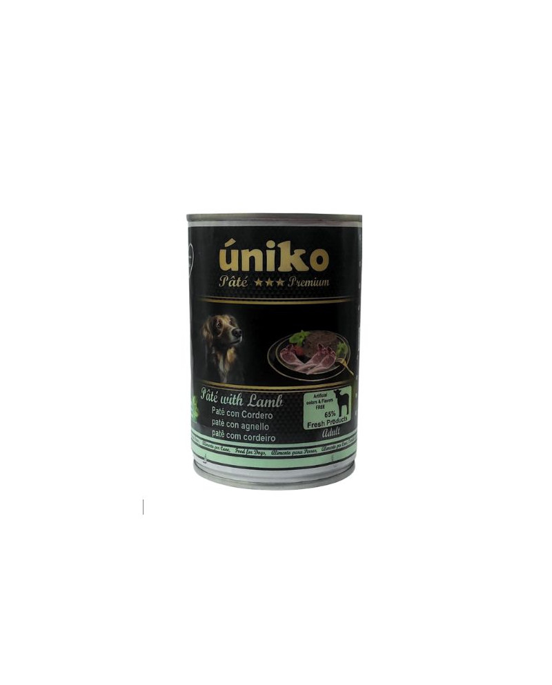 Úniko Pate Premium Cordero 400gr