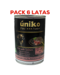 Úniko Pate Premium Salmon Pack 6x400gr
