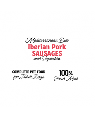 Salchicha Mediterranean Alpha Spirit Iberian Pork 4x65gr Salchicha Mediterranean Alpha Spirit Iberian Pork 4x65gr