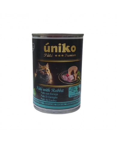 Uniko Cat Pate Premium Conejo 400gr Uniko Cat Pate Premium Conejo 400gr