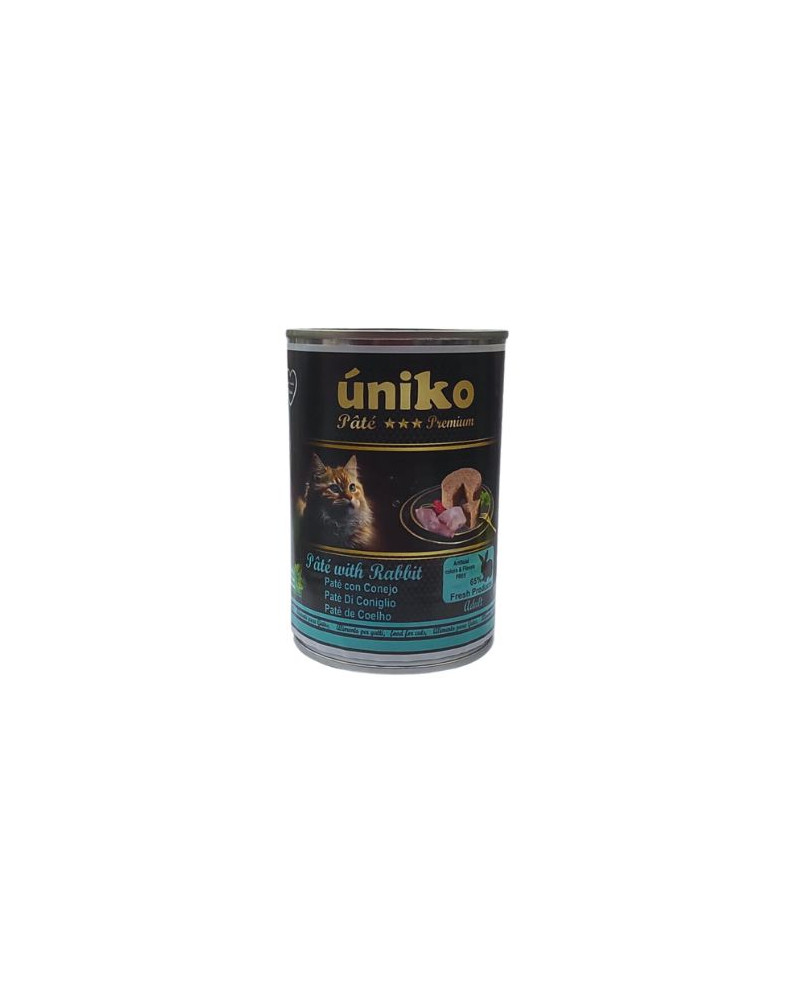Uniko Cat Pate Premium Conejo 400gr Uniko Cat Pate Premium Conejo 400gr