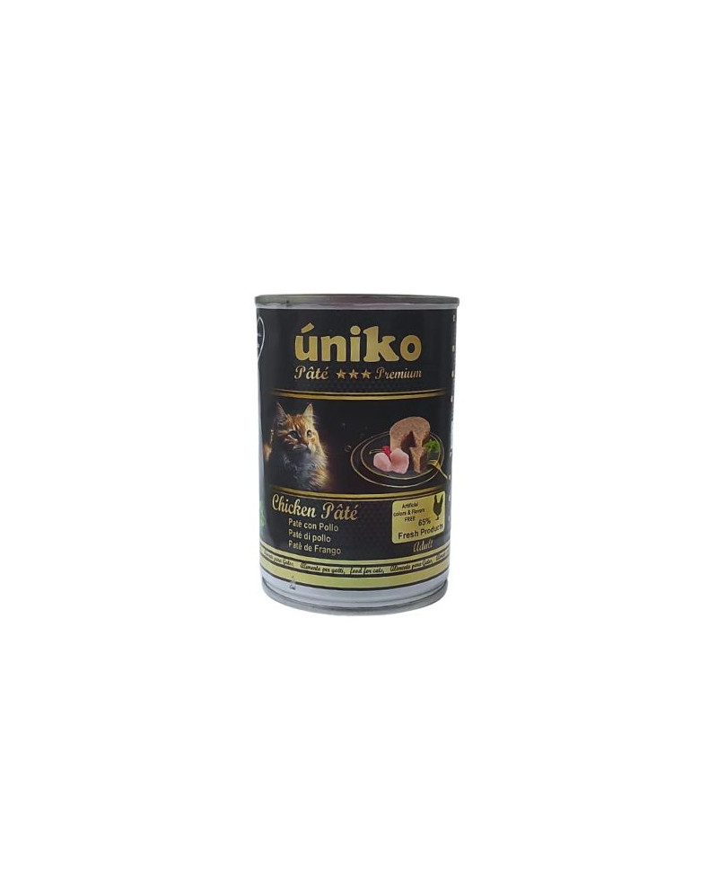 Uniko Cat Pate Premium Pollo 400gr