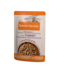 Natures Variety Cat Bites in Gravy Pavo 85gr