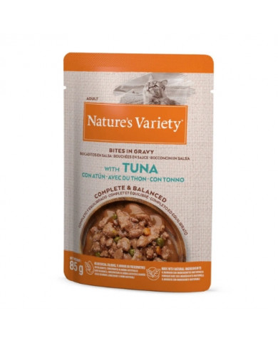 Natures Variety Cat Bites in Gravy Atún 85gr Natures Variety Cat Bites in Gravy Atún 85gr