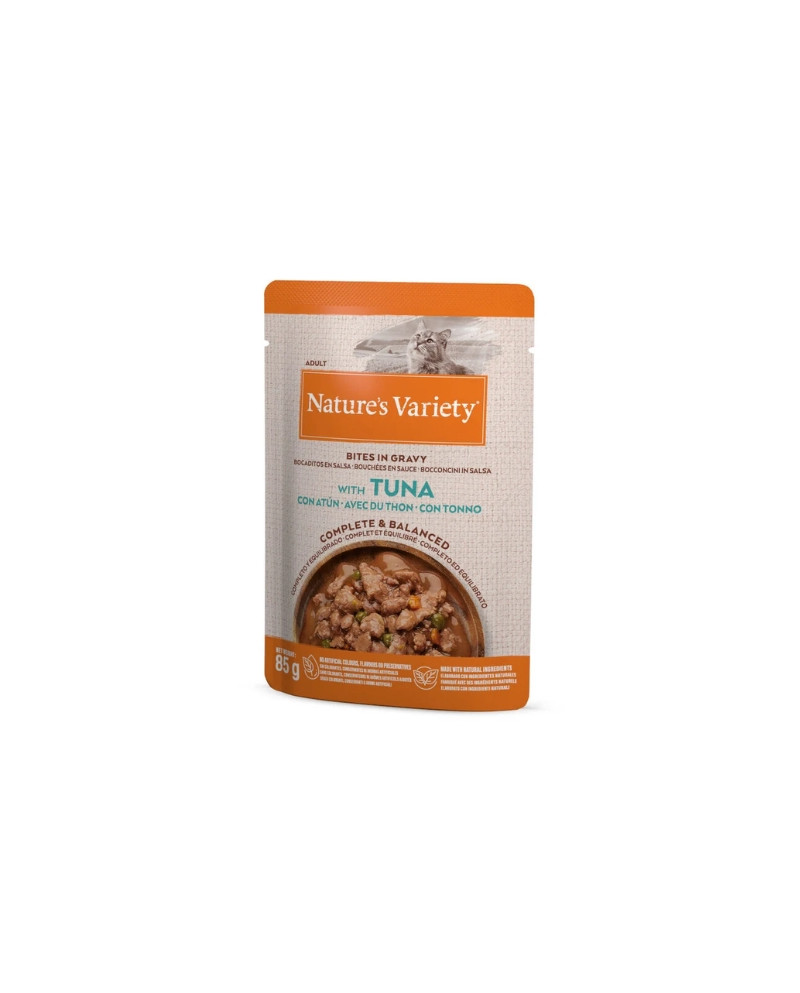 Natures Variety Cat Bites in Gravy Atún 85gr Natures Variety Cat Bites in Gravy Atún 85gr