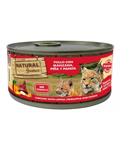 Natural Greatness Cat Pollo Yogurt Banana Fresa lata 180gr