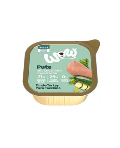 WOW Pavo Comida Húmeda Perros Adultos150GR