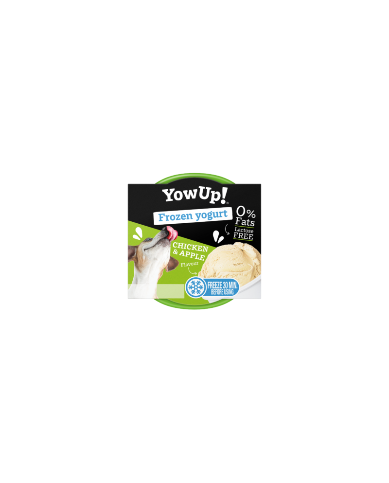 Yowup Helado Yogurt Pollo y Manzana 110gr Yowup Helado Yogurt Pollo y Manzana 110gr