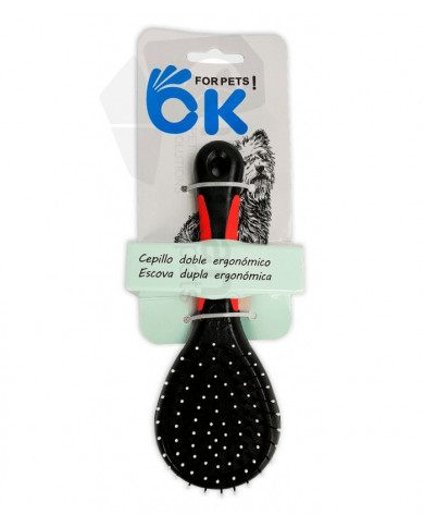 CEPILLO DOBLE ERGONOMICO 6,5X18CM CEPILLO DOBLE ERGONOMICO 6,5X18CM