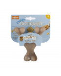 Nylabone Juguete Puppy Gourmet Wishbone Peanut para Perros
