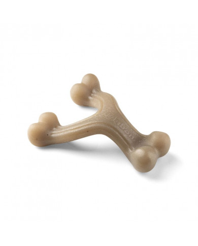 Nylabone Juguete Puppy Gourmet Wishbone Peanut para Perros